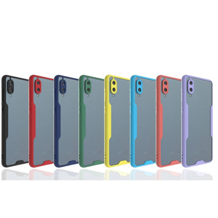 Samsung Galaxy A02 Platin Silikon Kılıf - Mavi 2
