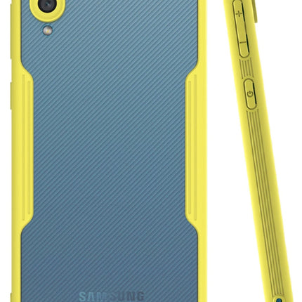 Samsung Galaxy A02 Platin Silikon Kılıf - Sarı