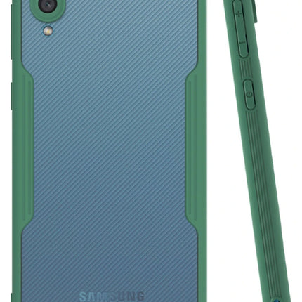 Samsung Galaxy A02 Platin Silikon Kılıf - Yeşil