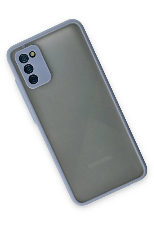 Samsung Galaxy A02S Montreal Silikon Kapak Kılıf - Gri 3