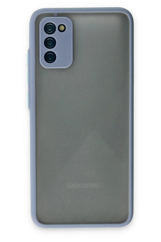 Samsung Galaxy A02S Montreal Silikon Kapak Kılıf - Gri