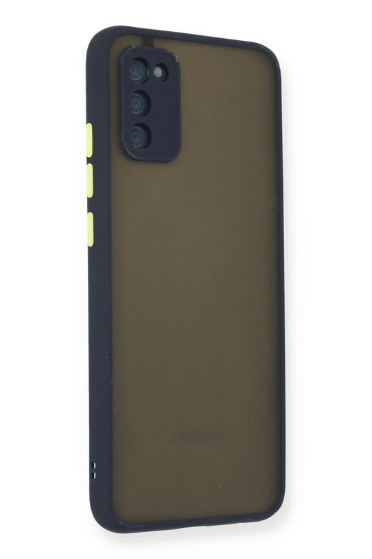 Samsung Galaxy A02S Montreal Silikon Kapak Kılıf - Lacivert 2