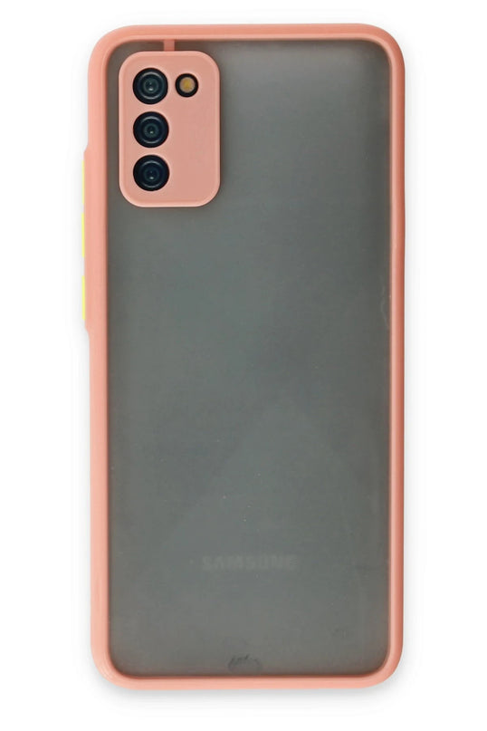 Samsung Galaxy A02S Montreal Silikon Kapak Kılıf - Pembe