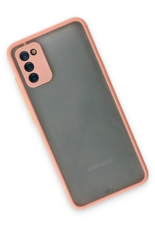 Samsung Galaxy A02S Montreal Silikon Kapak Kılıf - Pembe 3