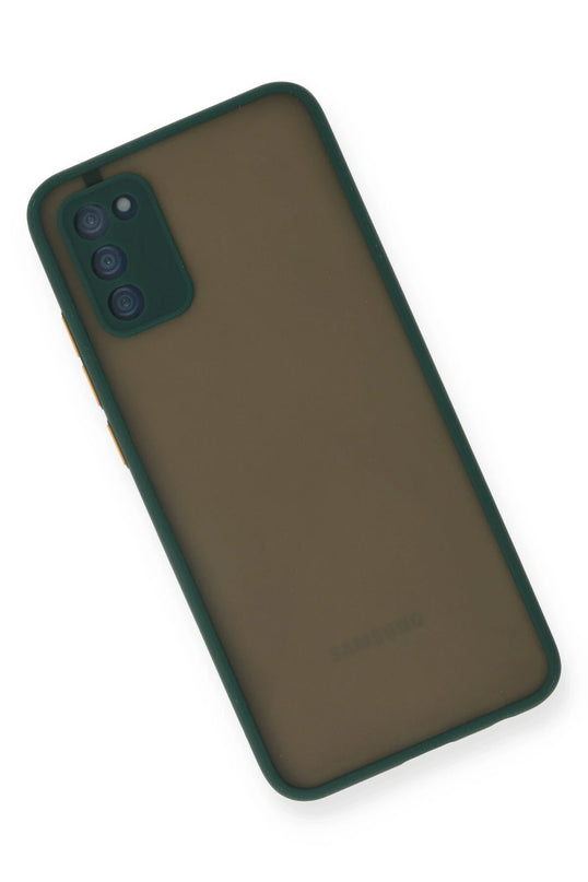 Samsung Galaxy A02S Montreal Silikon Kapak Kılıf - Yeşil 3