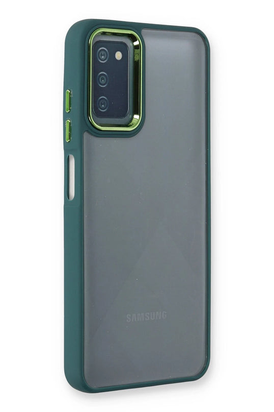 Samsung Galaxy A03S Dora Kapak Kılıf - Haki Yeşil