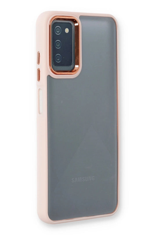 Samsung Galaxy A03S Dora Kapak Kılıf - Pudra