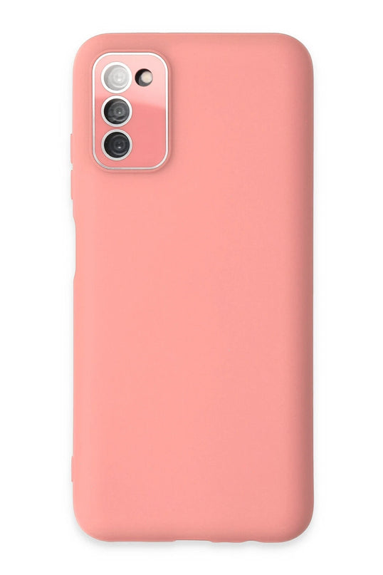 Samsung Galaxy A03S Lansman Glass Kapak Kılıf - Pembe