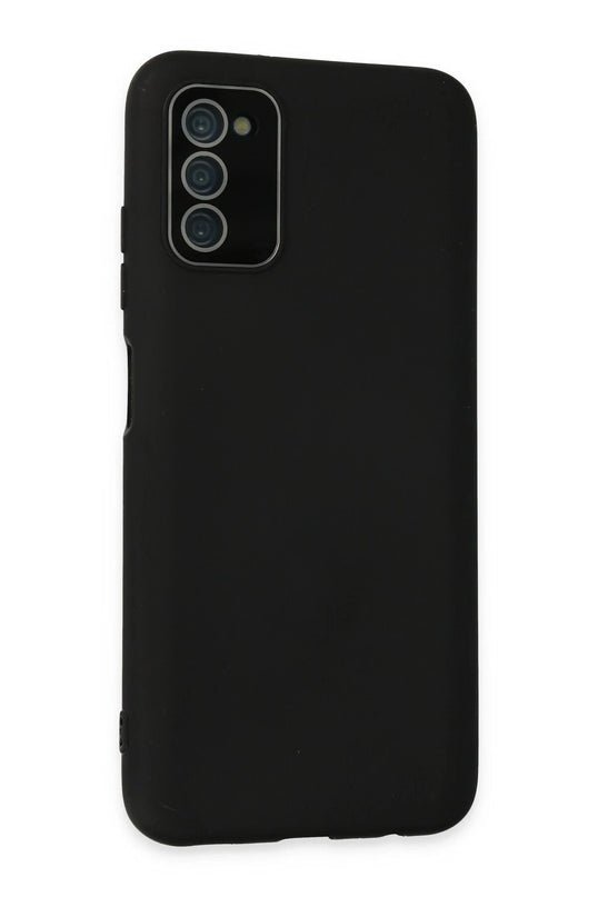 Samsung Galaxy A03S Lansman Glass Kapak Kılıf - Siyah 2