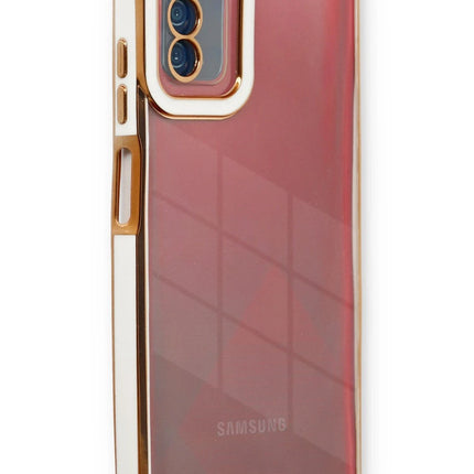 Samsung Galaxy A03S Liva Lens Silikon Kılıf - Beyaz