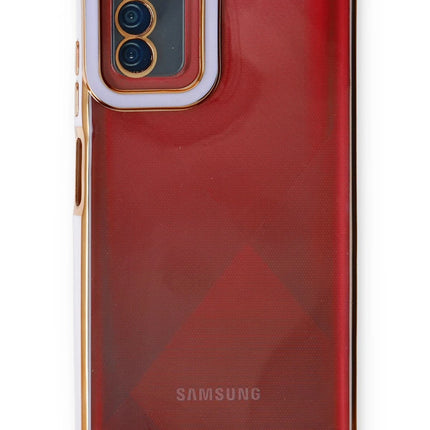 Samsung Galaxy A03S Liva Lens Silikon Kılıf - Lila 3