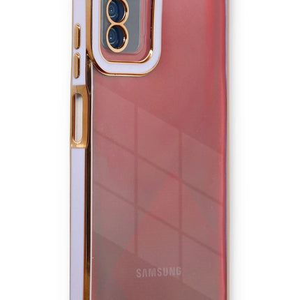 Samsung Galaxy A03S Liva Lens Silikon Kılıf - Lila