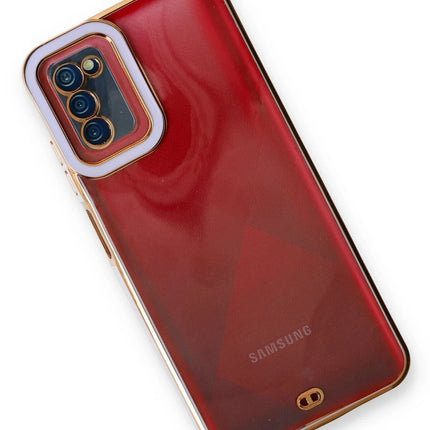 Samsung Galaxy A03S Liva Lens Silikon Kılıf - Lila 2