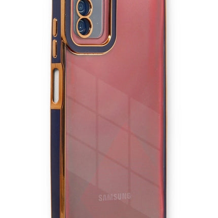 Samsung Galaxy A03S Liva Lens Silikon Kılıf - Mavi