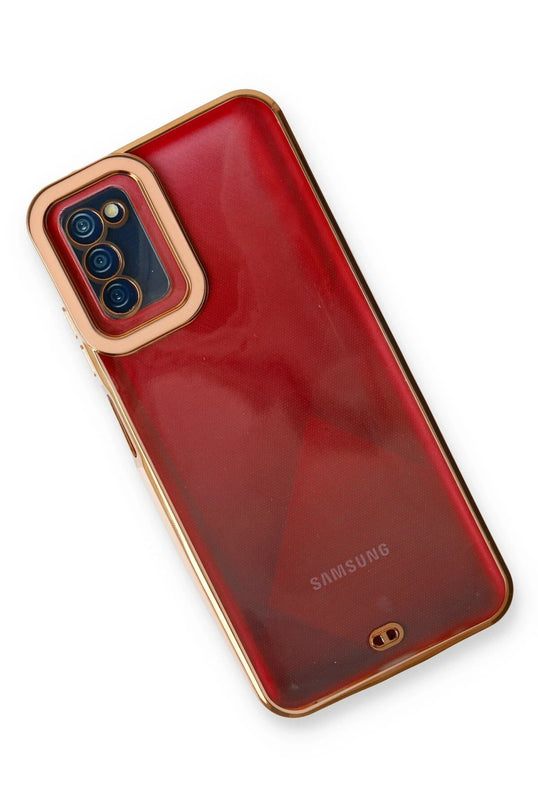 Samsung Galaxy A03S Liva Lens Silikon Kılıf - Rose 3