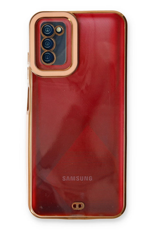 Samsung Galaxy A03S Liva Lens Silikon Kılıf - Rose 2