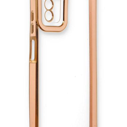 Samsung Galaxy A03S Liva Lens Silikon Kılıf - Rose 4