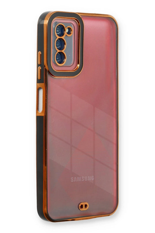 Samsung Galaxy A03S Liva Lens Silikon Kılıf - Siyah
