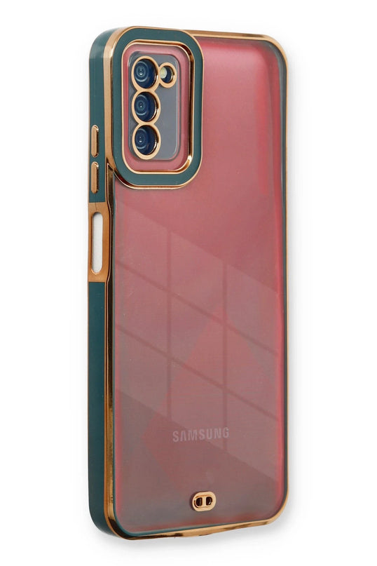 Samsung Galaxy A03S Liva Lens Silikon Kılıf - Yeşil