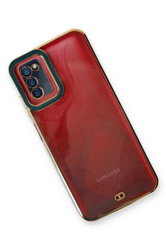 Samsung Galaxy A03S Liva Lens Silikon Kılıf - Yeşil 3