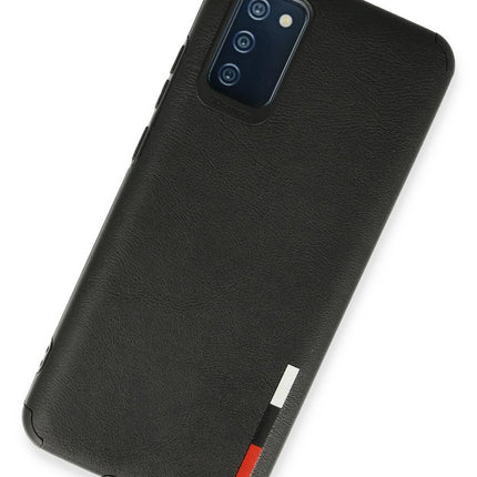 Samsung Galaxy A03S Loop Deri Silikon Kılıf - Siyah 2