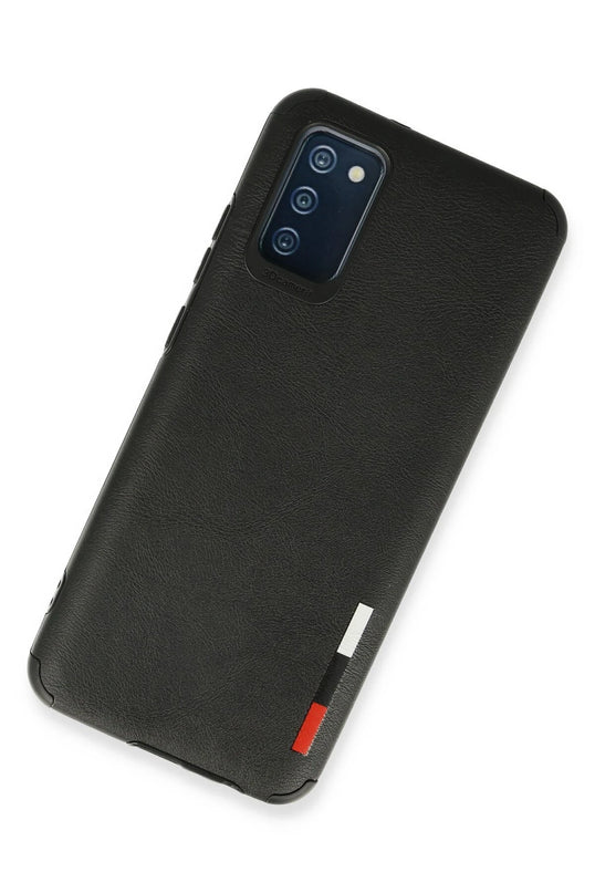 Samsung Galaxy A03S Loop Deri Silikon Kılıf - Siyah 2