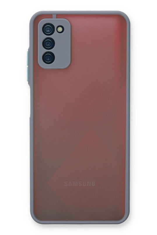 Samsung Galaxy A03S Montreal Silikon Kapak Kılıf - Gri