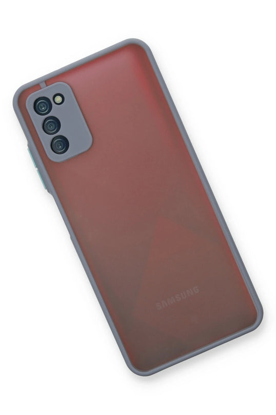 Samsung Galaxy A03S Montreal Silikon Kapak Kılıf - Gri 3