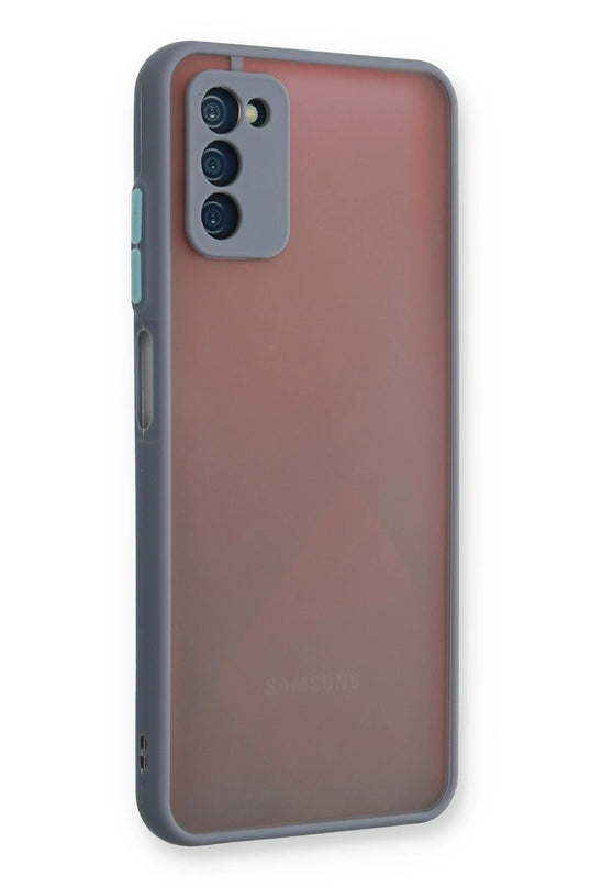 Samsung Galaxy A03S Montreal Silikon Kapak Kılıf - Gri 2