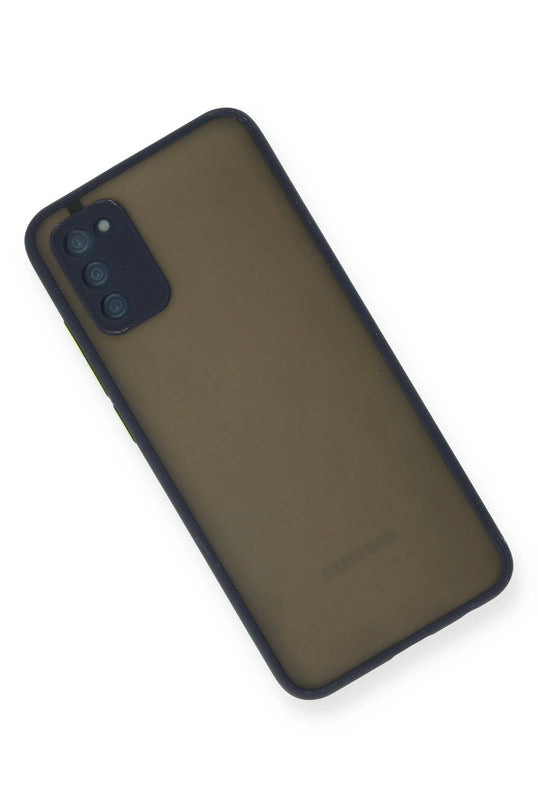 Samsung Galaxy A03S Montreal Silikon Kapak Kılıf - Lacivert 3