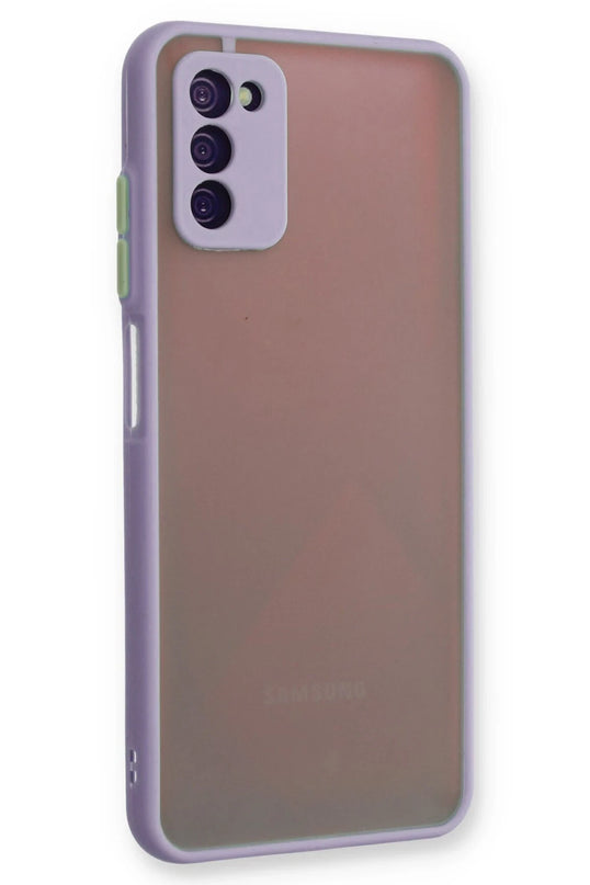 Samsung Galaxy A03S Montreal Silikon Kapak Kılıf - Mor 2
