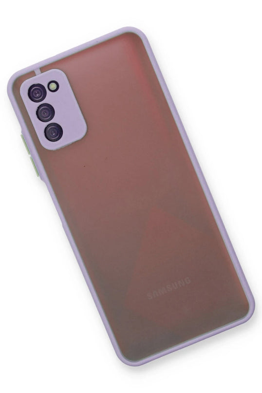 Samsung Galaxy A03S Montreal Silikon Kapak Kılıf - Mor 3