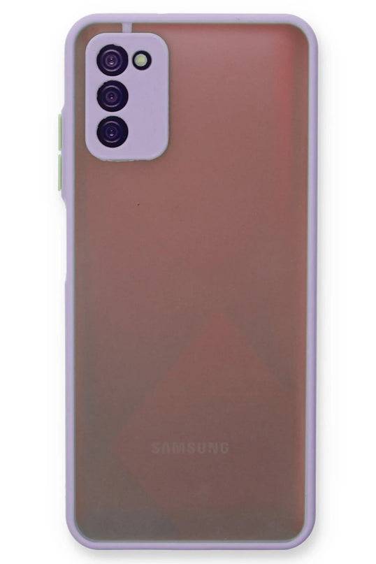 Samsung Galaxy A03S Montreal Silikon Kapak Kılıf - Mor