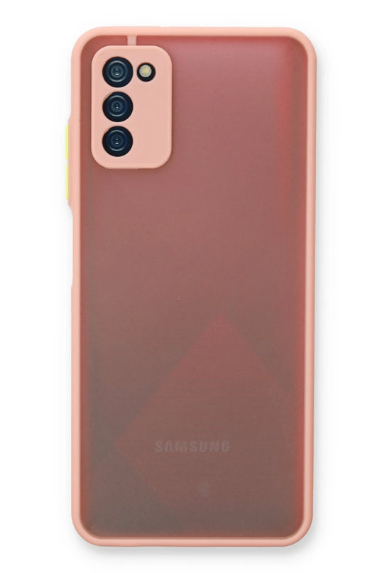 Samsung Galaxy A03S Montreal Silikon Kapak Kılıf - Pembe