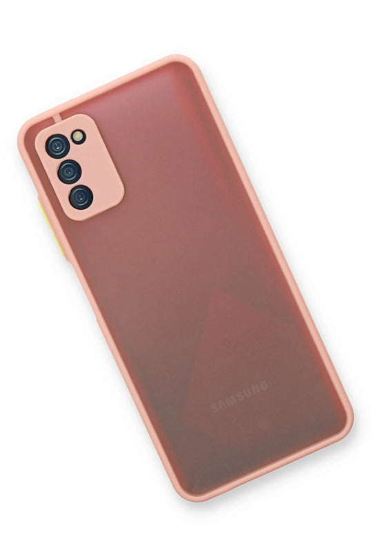 Samsung Galaxy A03S Montreal Silikon Kapak Kılıf - Pembe 3