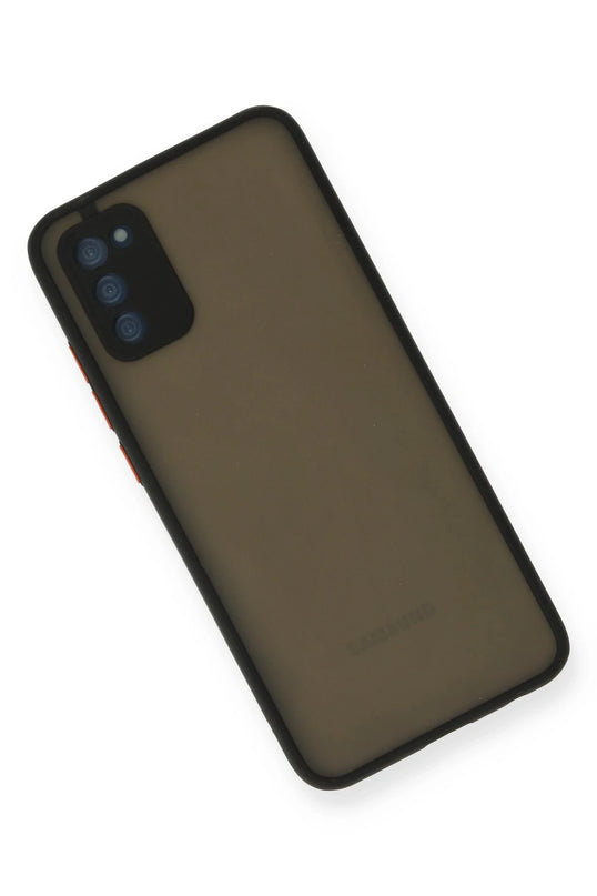 Samsung Galaxy A03S Montreal Silikon Kapak Kılıf - Siyah 3
