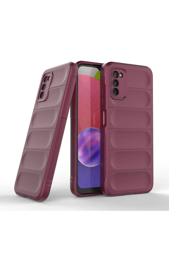 Samsung Galaxy A03S Optimum Silikon Kılıf - Bordo 2