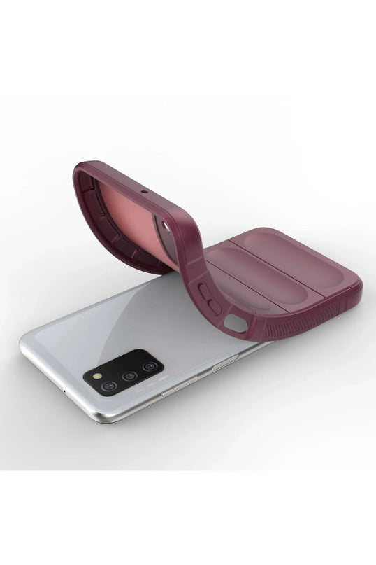 Samsung Galaxy A03S Optimum Silikon Kılıf - Bordo 4