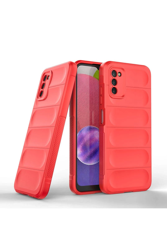 Samsung Galaxy A03S Optimum Silikon Kılıf - Kırmızı 2