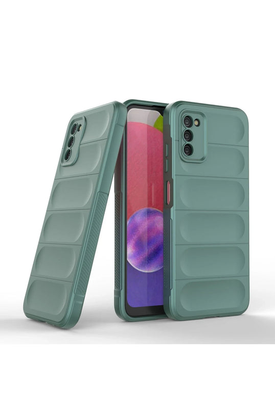 Samsung Galaxy A03S Optimum Silikon Kılıf - Koyu Yeşil 2