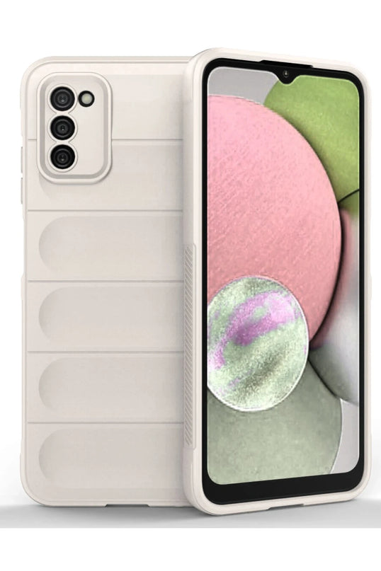 Samsung Galaxy A03S Optimum Silikon Kılıf - Krem