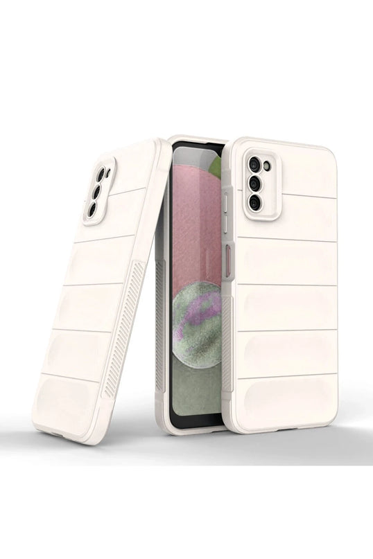 Samsung Galaxy A03S Optimum Silikon Kılıf - Krem 2