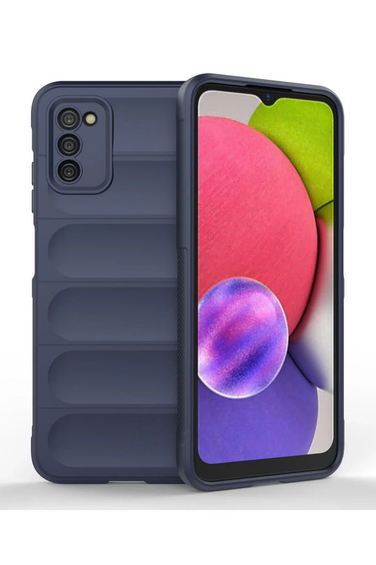 Samsung Galaxy A03S Optimum Silikon Kılıf - Lacivert