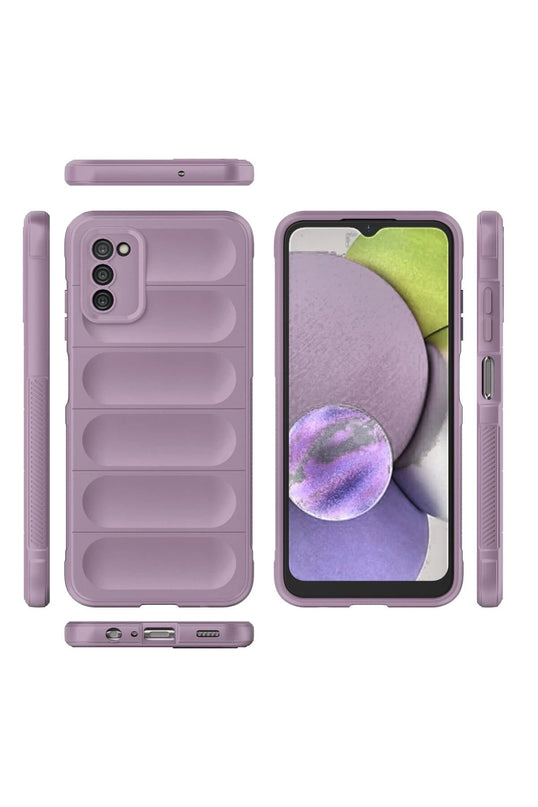 Samsung Galaxy A03S Optimum Silikon Kılıf - Mor 3