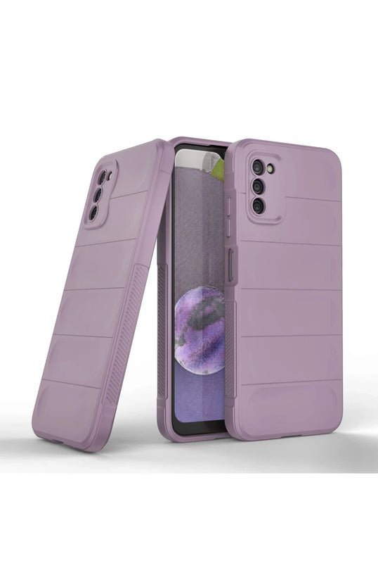 Samsung Galaxy A03S Optimum Silikon Kılıf - Mor 2