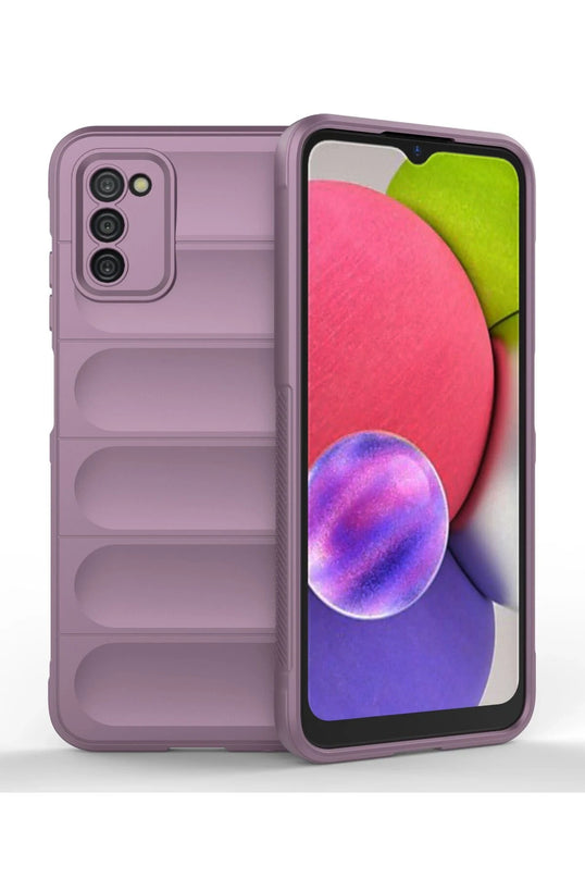 Samsung Galaxy A03S Optimum Silikon Kılıf - Mor