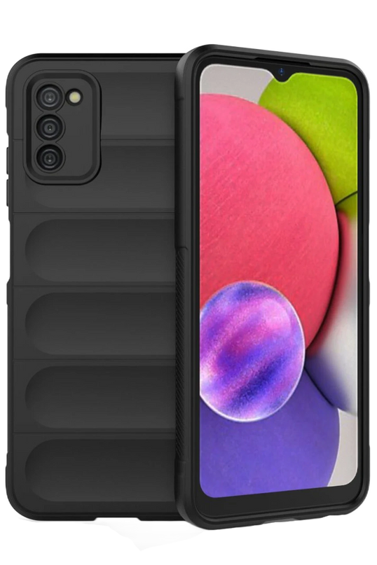 Samsung Galaxy A03S Optimum Silikon Kılıf - Siyah