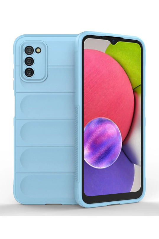 Samsung Galaxy A03S Optimum Silikon Kılıf - Sky Blue