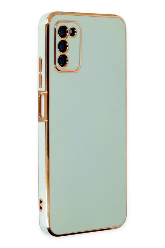 Samsung Galaxy A03S Volet Silikon Kılıf - Açık Yeşil
