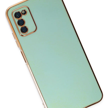 Samsung Galaxy A03S Volet Silikon Kılıf - Açık Yeşil 3